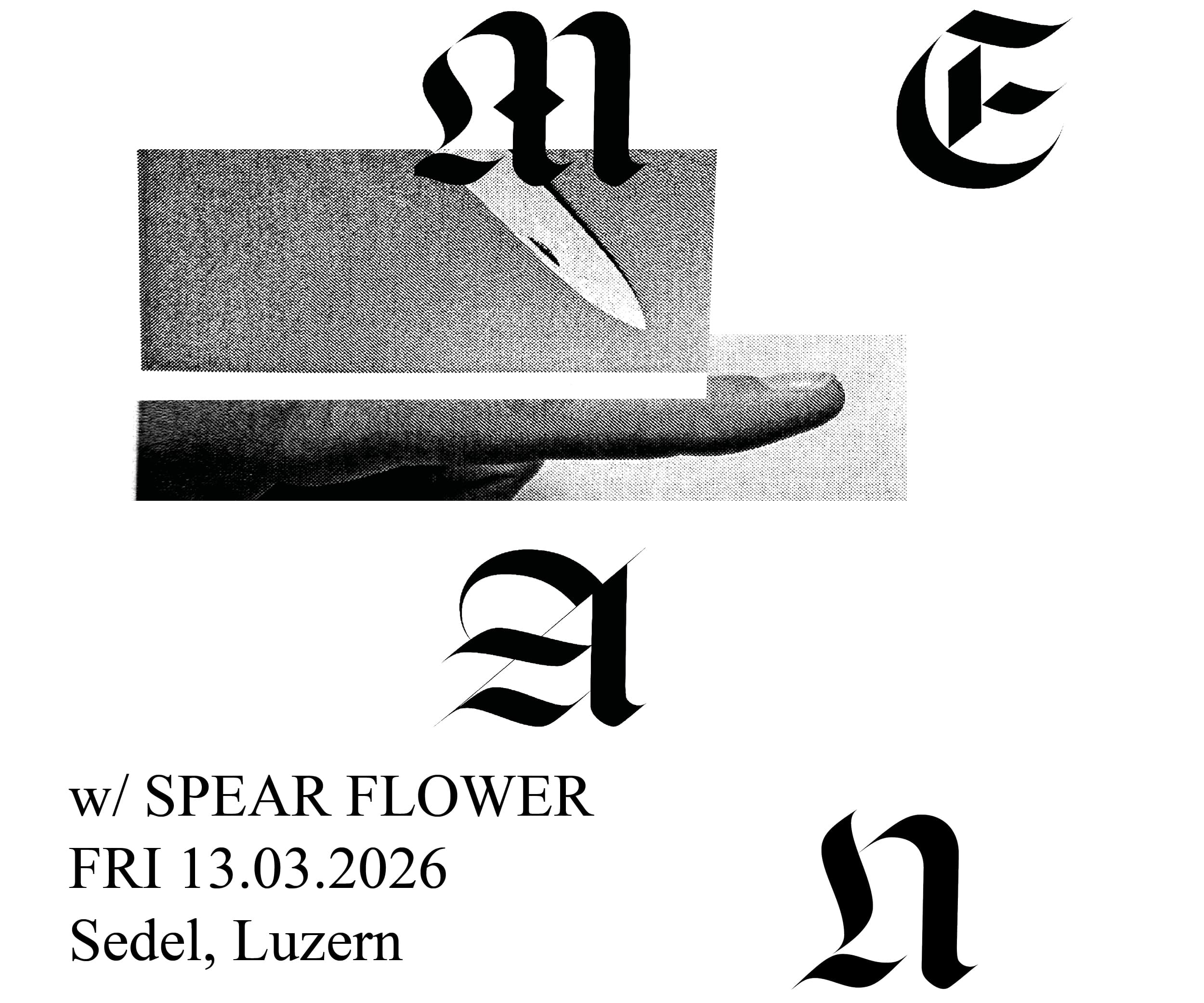 Konzert mit MEAN & SPEAR FLOWER im Musikzentrum Sedel in Luzern