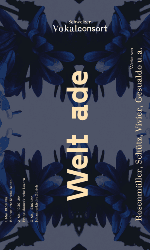 Banner intern: Vokalconsort Welt Ade